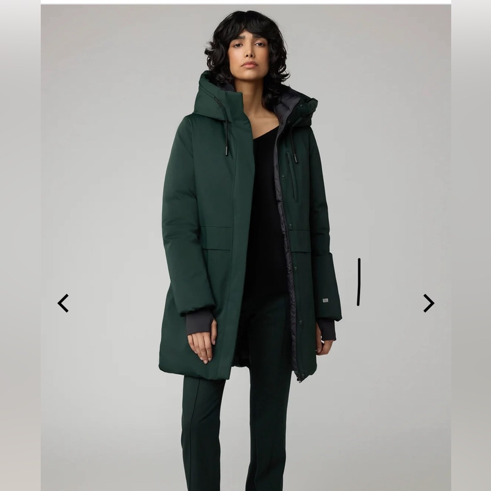 Soia & Kyo Down Coat with fur trim